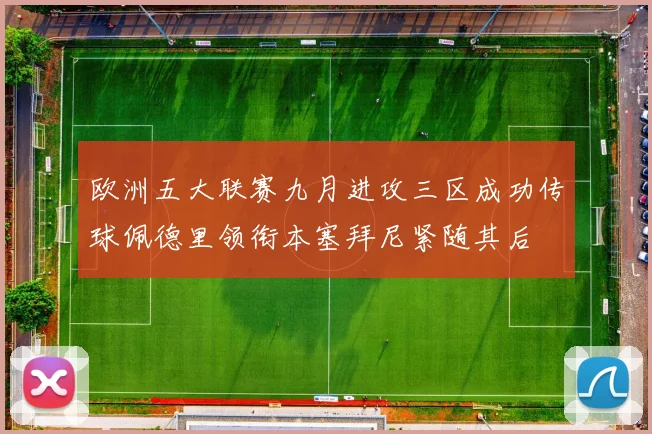 欧洲五大联赛九月进攻三区成功传球佩德里领衔本塞拜尼紧随其后