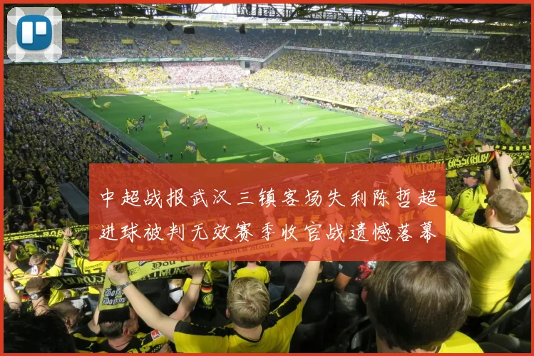 中超战报武汉三镇客场失利陈哲超进球被判无效赛季收官战遗憾落幕